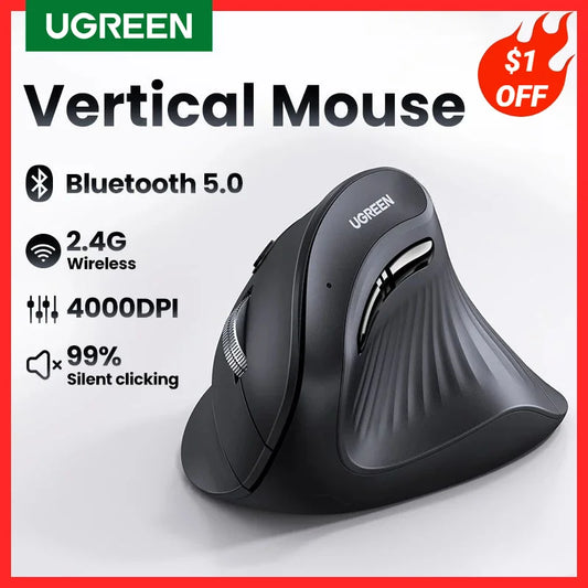 עכבר אלחוטי  Bluetooth5.0 2.4G  MacBook Tablet Laptops Computer