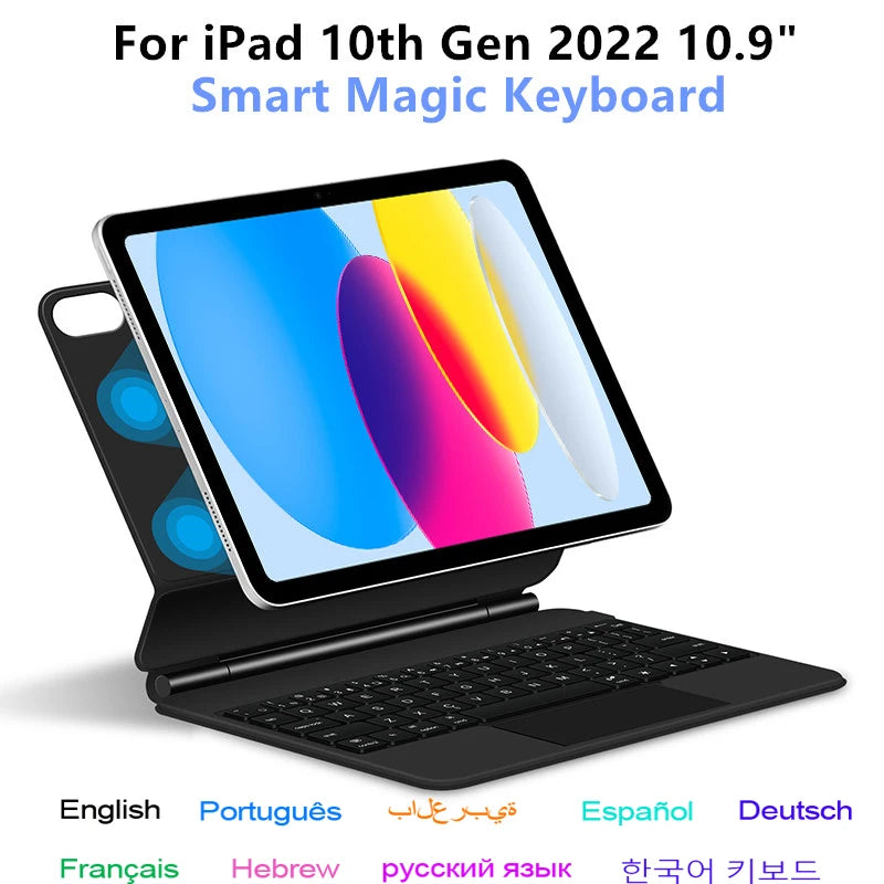 מקלדת לאייפאד Magic Keyboard For iPad 2022 10 10th Generation 10.9inch
